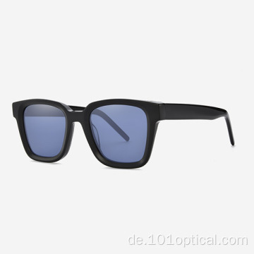 Square Bevel Acetat Sonnenbrillen für Damen und Herren
